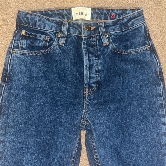 Sezane Parfait Slim‎ Ankle Mid Rise Jeans 23 - Picture 3 of 7